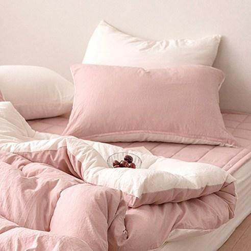 쉬즈홈 국내 제조 쉐이크밀크 워싱 차렵이불 세트 - 이불세트 | 쿠팡