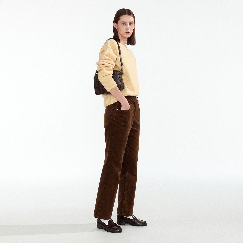 [S SIZE 예약주문 11/08 순차배송] Brooks corduroy pants (Amber brown)