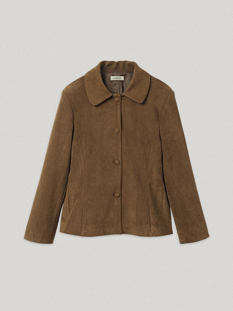 Barenia Camel Suede Jacket