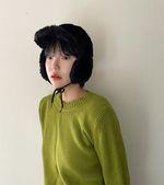 소프트 무스탕 퍼 귀도리 캡모자 3color