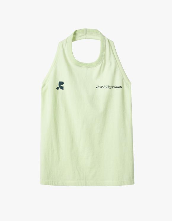 RR Logo 2Way Halterneck Top - Light Yellow