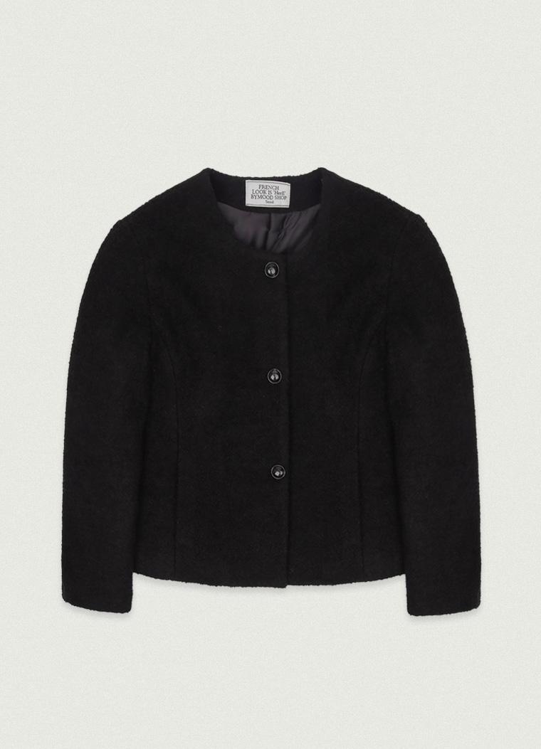 2nd/ Vintage Tweed Padding [black]