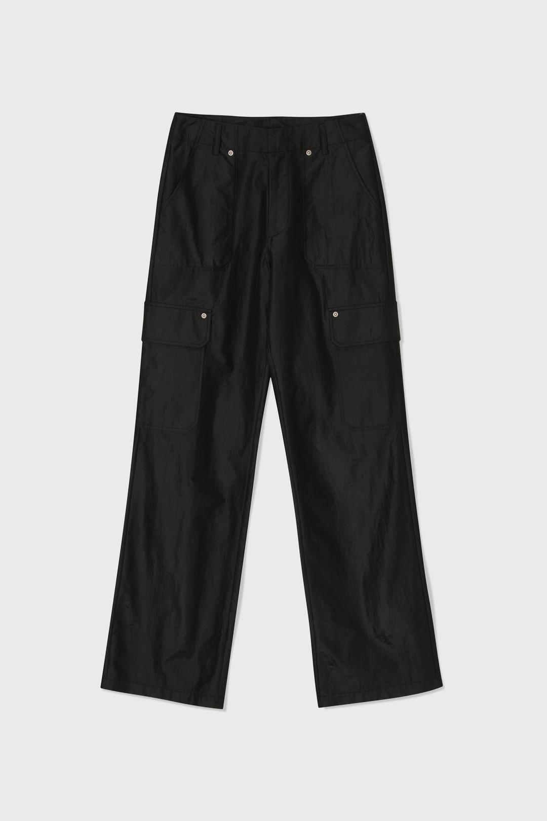 RIVET POCKET PANTS (BLACK)