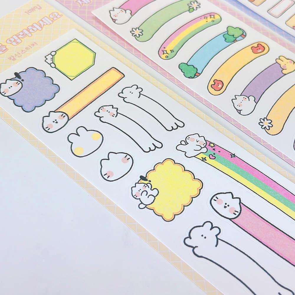 [만타박스] 클래식 텍스트를 입력하세요 칼선 스티커