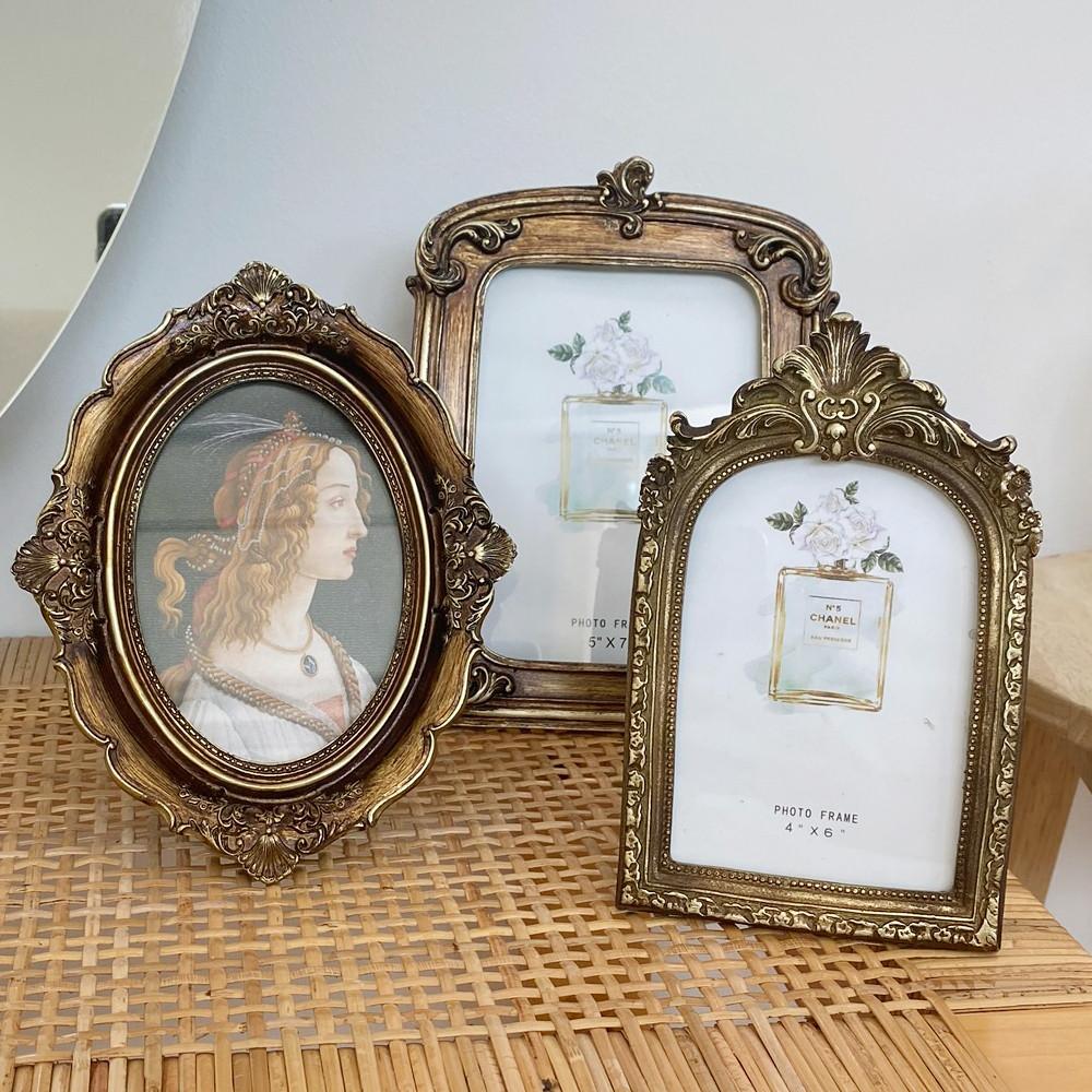 빈티지 클래식 앤틱 액자 프레임 탁상용 벽걸이 (3type)