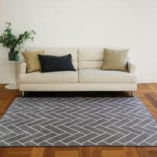 인룸 소프트 헤링본 극세사 러그 카페트