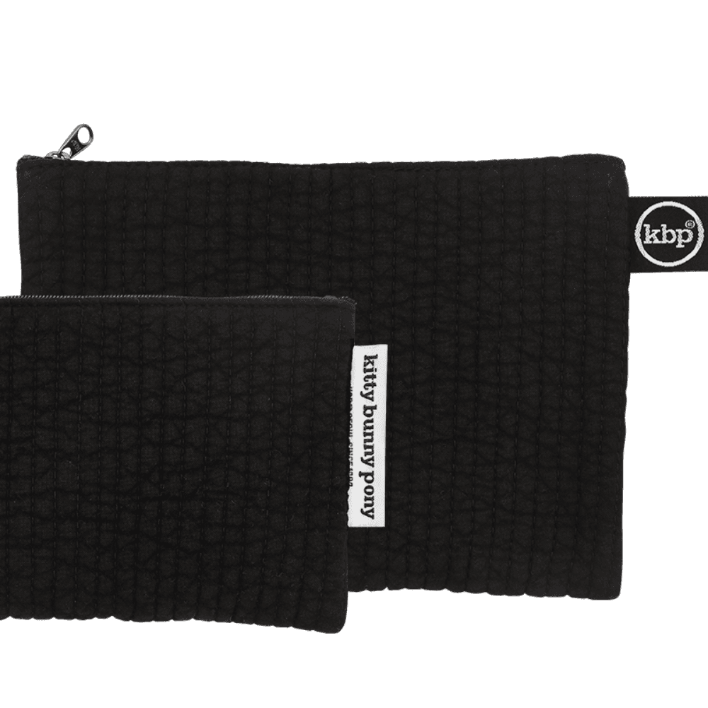 Quilting Black Pouch Ⅱ 퀼팅 블랙 파우치 Ⅱ