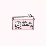 [버터멜로우] 냥카페 1호점 typeA 카톡테마