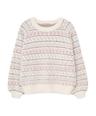 Garden Flower Sweater-Ivory