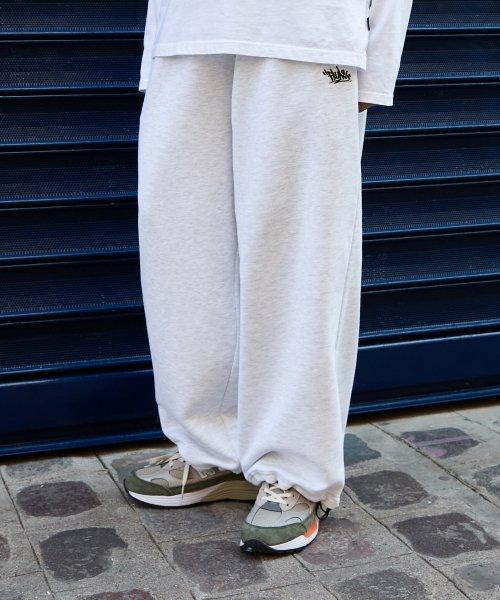 슬램로고 스트링 트레이닝 팬츠 애쉬그레이 FTP3070