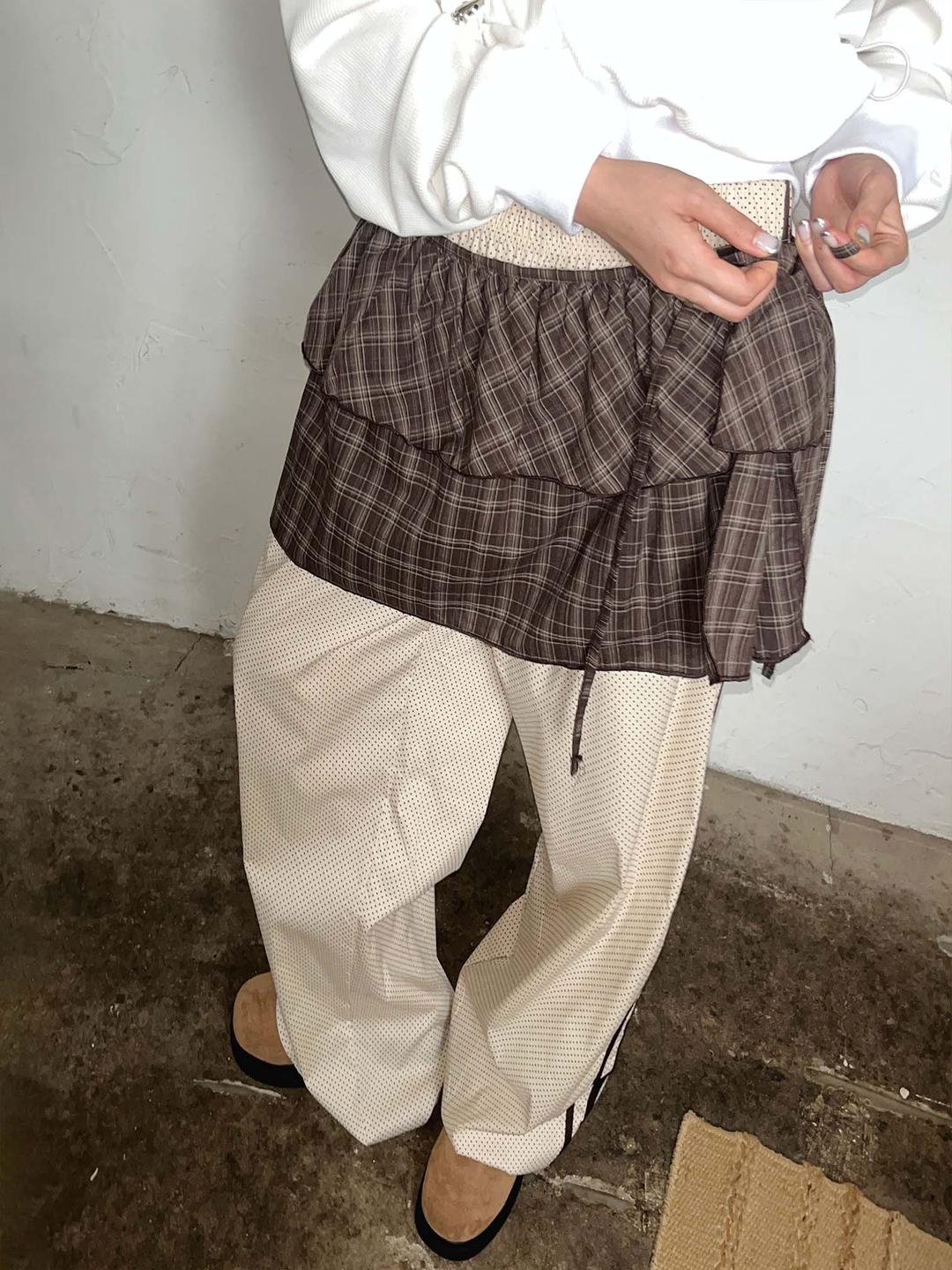 어텀 프릴 # 랩 스커트