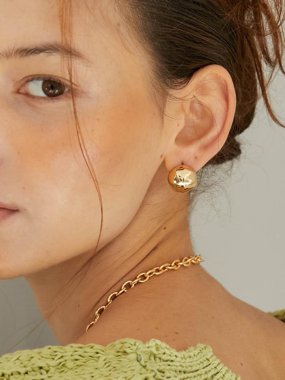 bumpy earring - gold