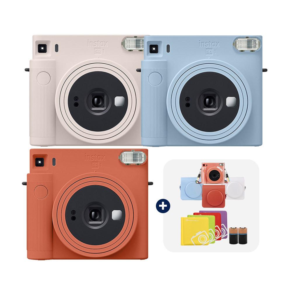 인스탁스 스퀘어 SQ1+케이스+2종 선물(앨범+건전지)/폴라로이드 즉석 카메라