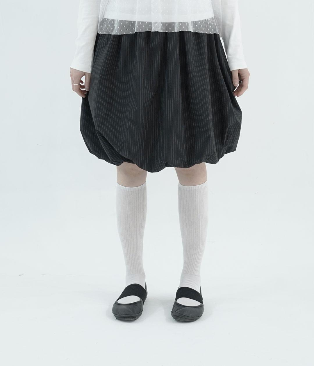 [프리오더] stripe midi pumkin skirt [3/29 순차배송]