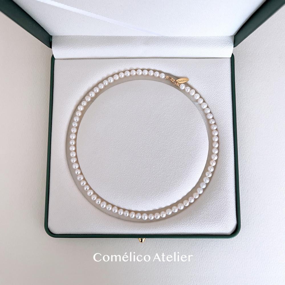 코멜리코 아틀리에 천연 해수진주 목걸이 (925 Silver)