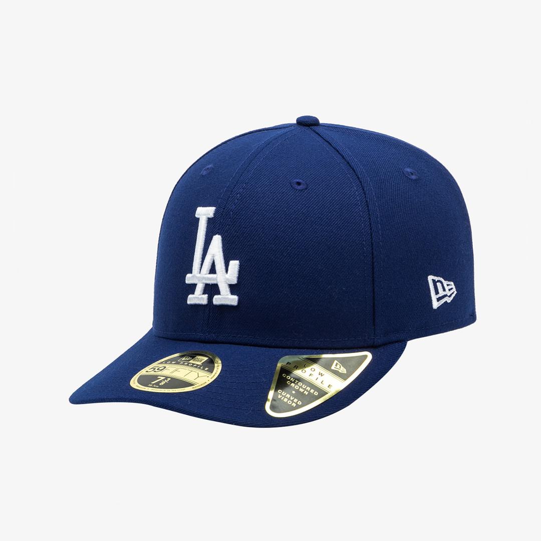 MLB LA 다저스 월드 시리즈 프리 커브드 로우 프로파일 사이즈캡 다크 로얄