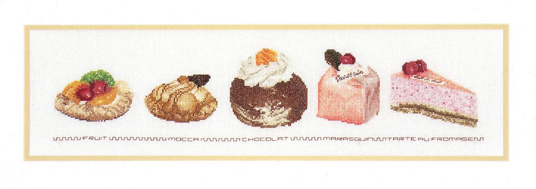 외국 십자수패키지 Thea Gouverneur/ CAKE ASSORTMENT(18ct)-TG3050A