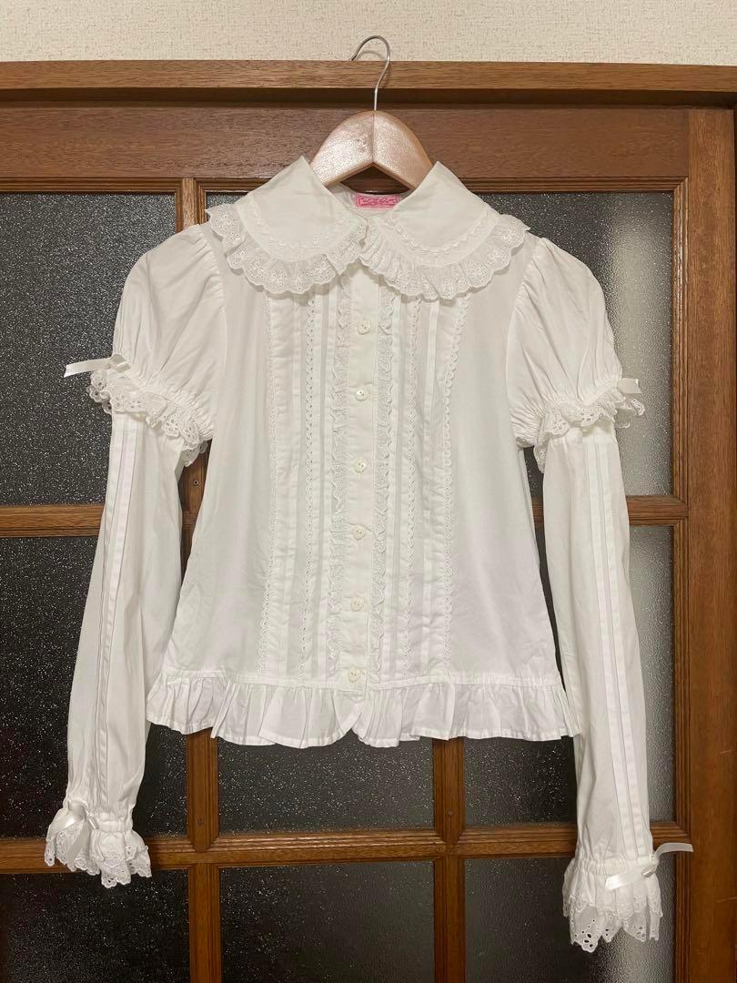 綿　繋ぎ袖ブラウス