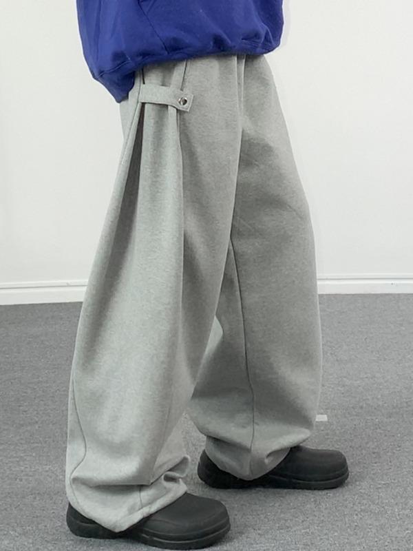 side snap banding pants (3color)