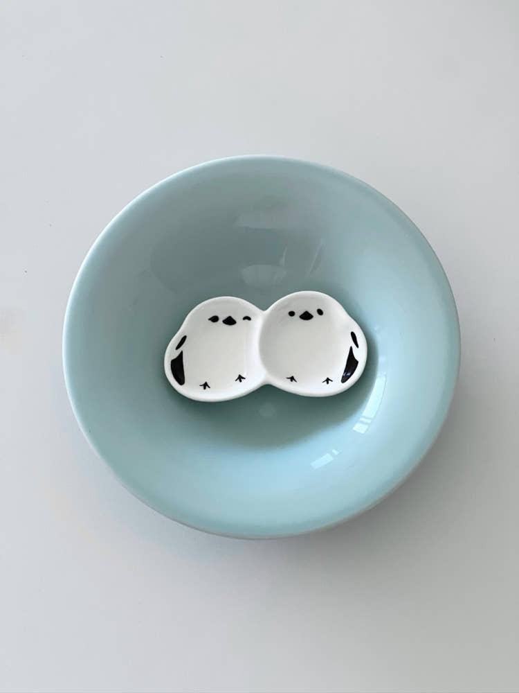 Titi mini plate • 캐릭터종지 미니도자기 찬기 미니그릇 소스볼 간장종지 소스 접시