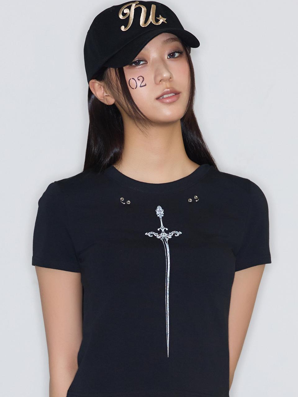 BASIC SWORD TEE(BLACK)