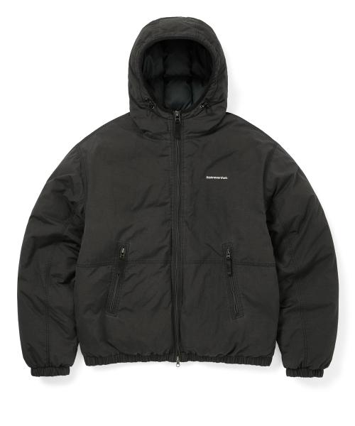Washed Down Puffer Jacket Black