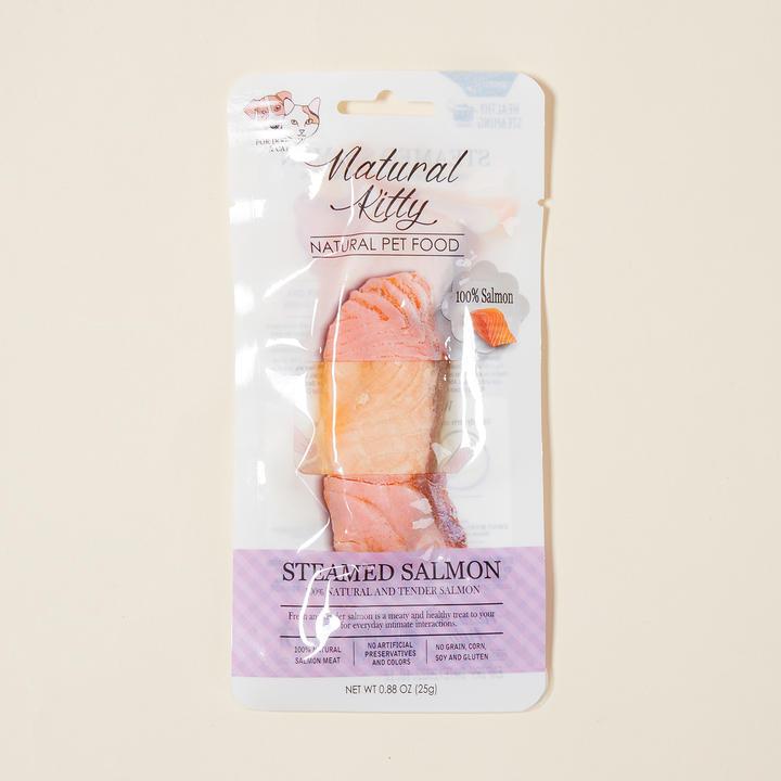 내추럴키티 증기로 찐 연어 25g