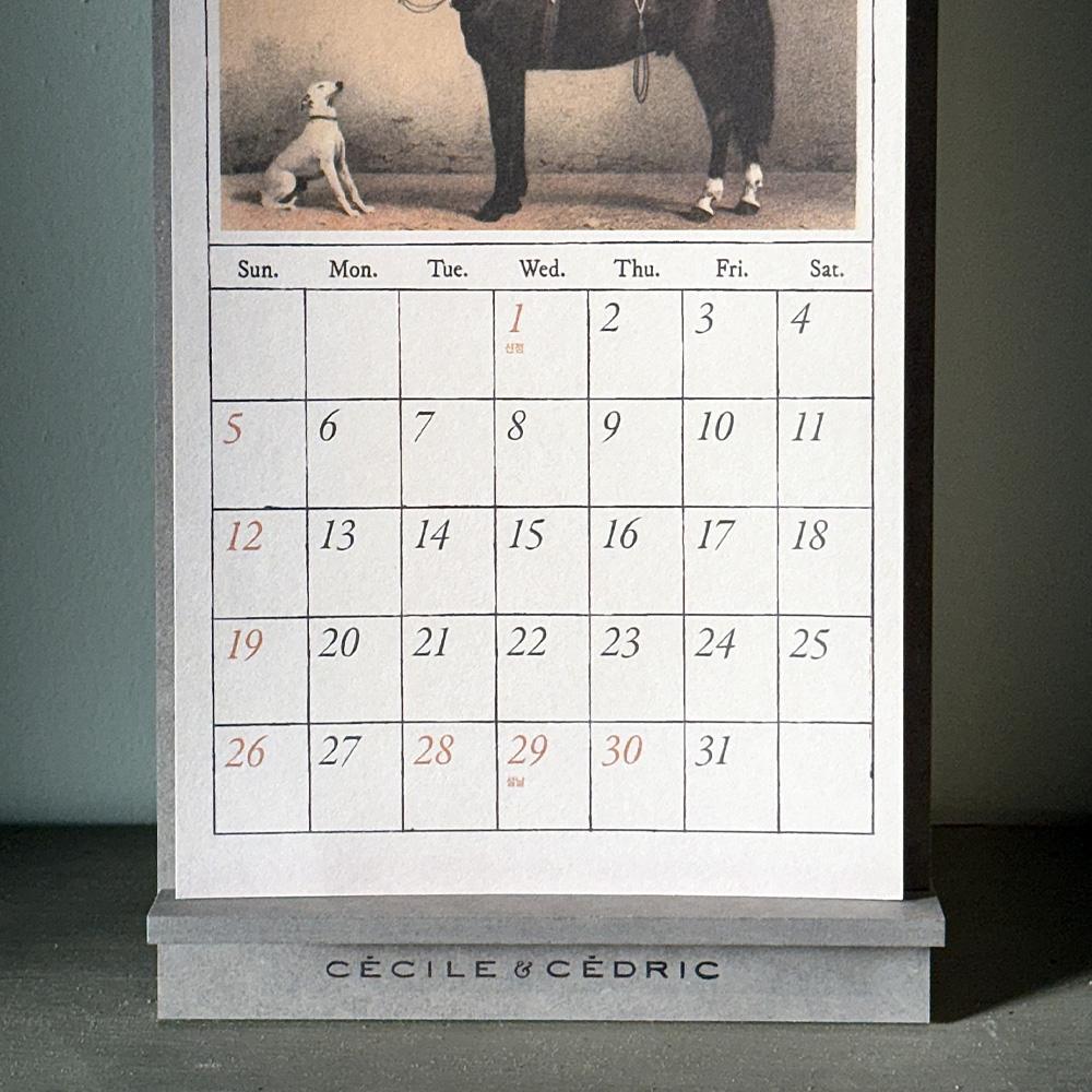 2025 VINTAGE MOOD DESK CALENDAR 탁상 달력