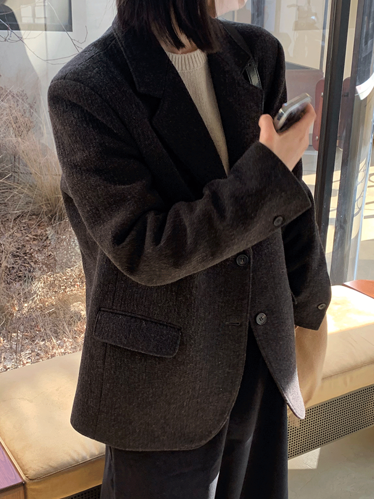 rough wool jacket (2colors) 울50, 퀄리티굿! 순차발송