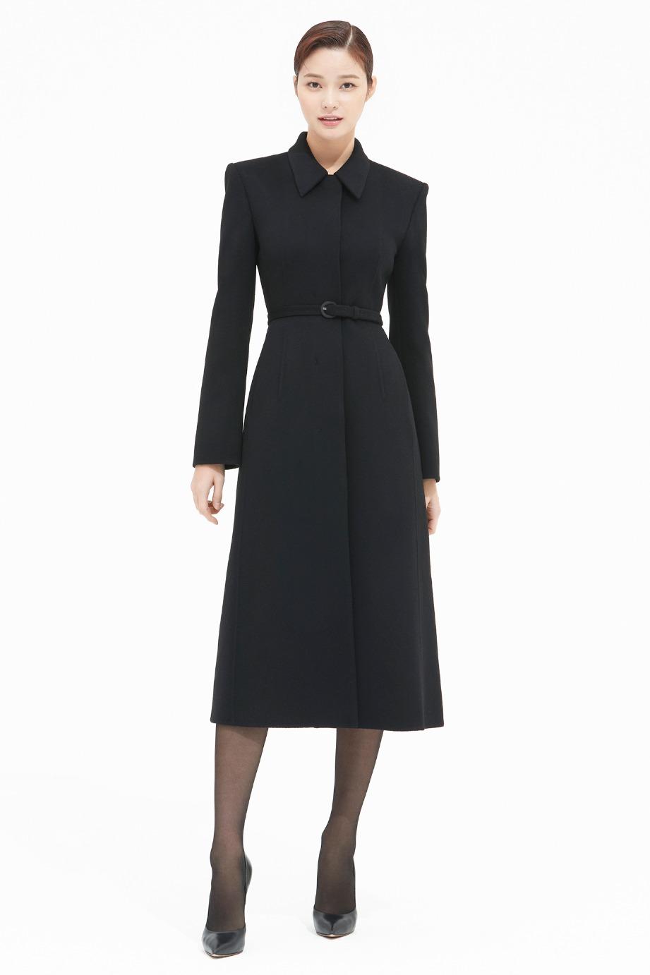 CASHMERE WOOL SLIM LINE SINGLE COAT