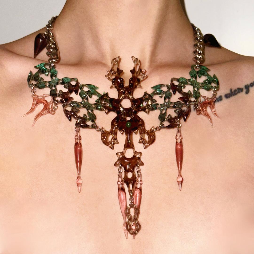 Jade Hare Bone necklace