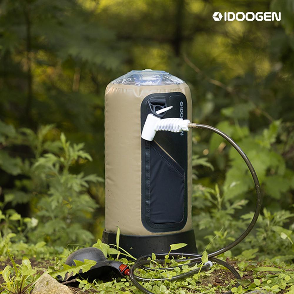 오토 프레셔 하이엔드 캠핑 샤워기 샤워백 휴대용 12L