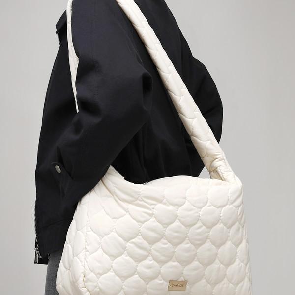 [키링 증정] Bubble cross bag_ivory