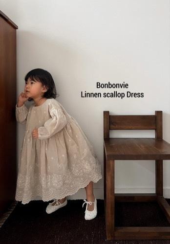 스캘럽 원피스 2종 (코튼, 린넨)