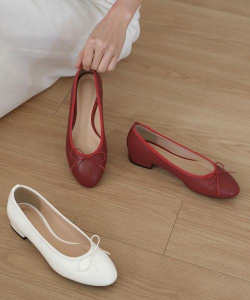 사뿐(SAPPUN) 러벨리 베이직 리본 플랫슈즈 (2cm) - 사이즈 & 후기 | 무신사