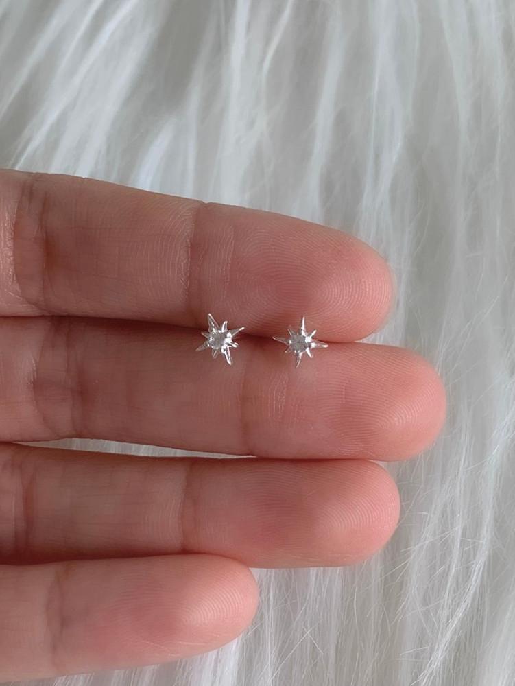(silver925) cubic spark earring 스파크 귀걸이 은 귀걸이