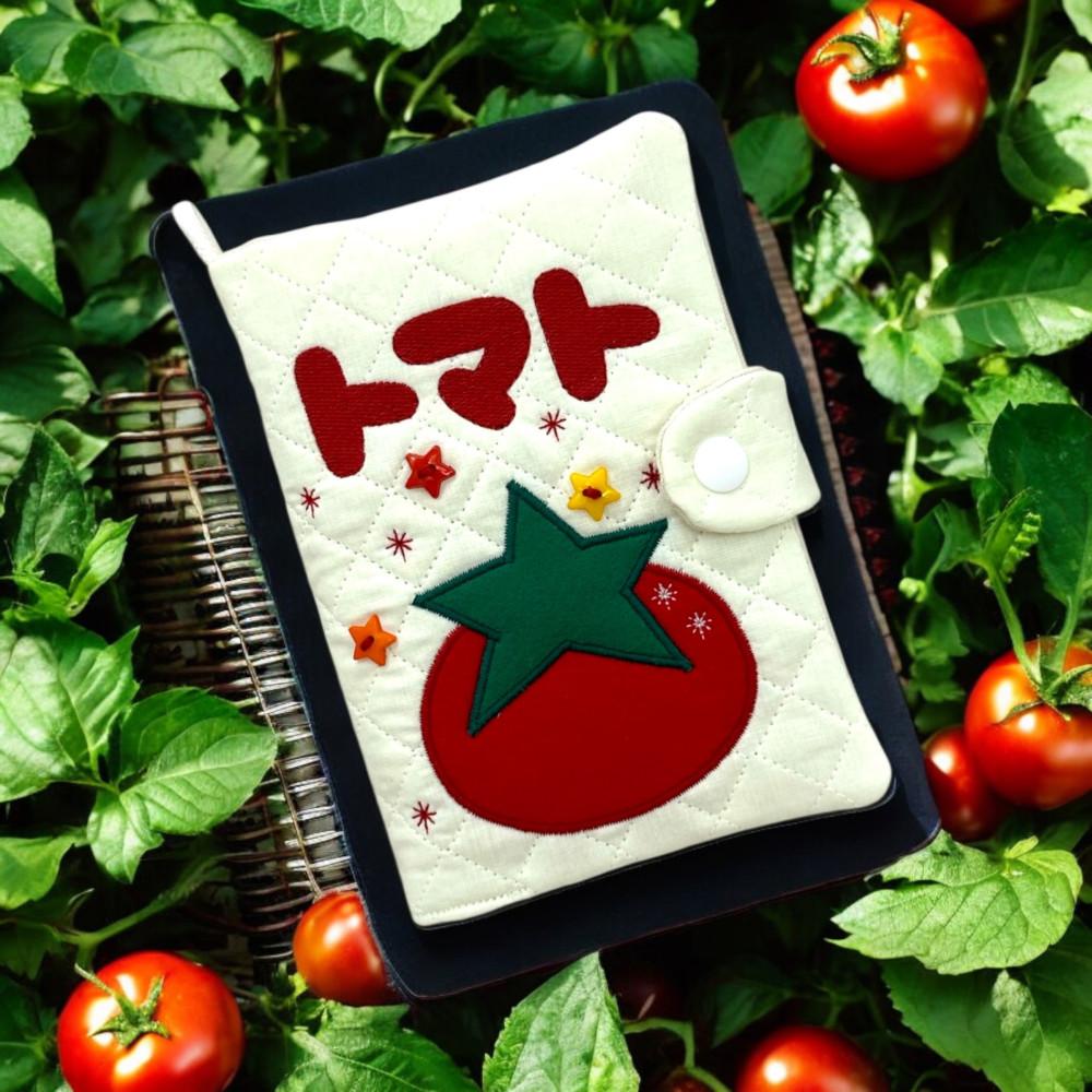 토마토 다이어리커버 (화이트) A6 B6 윅스 호보니치 미도리 북커버 책커버 다꾸 패브릭