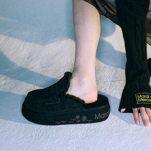 BEAUTE PLATFORM_SLIPPER_BLACK