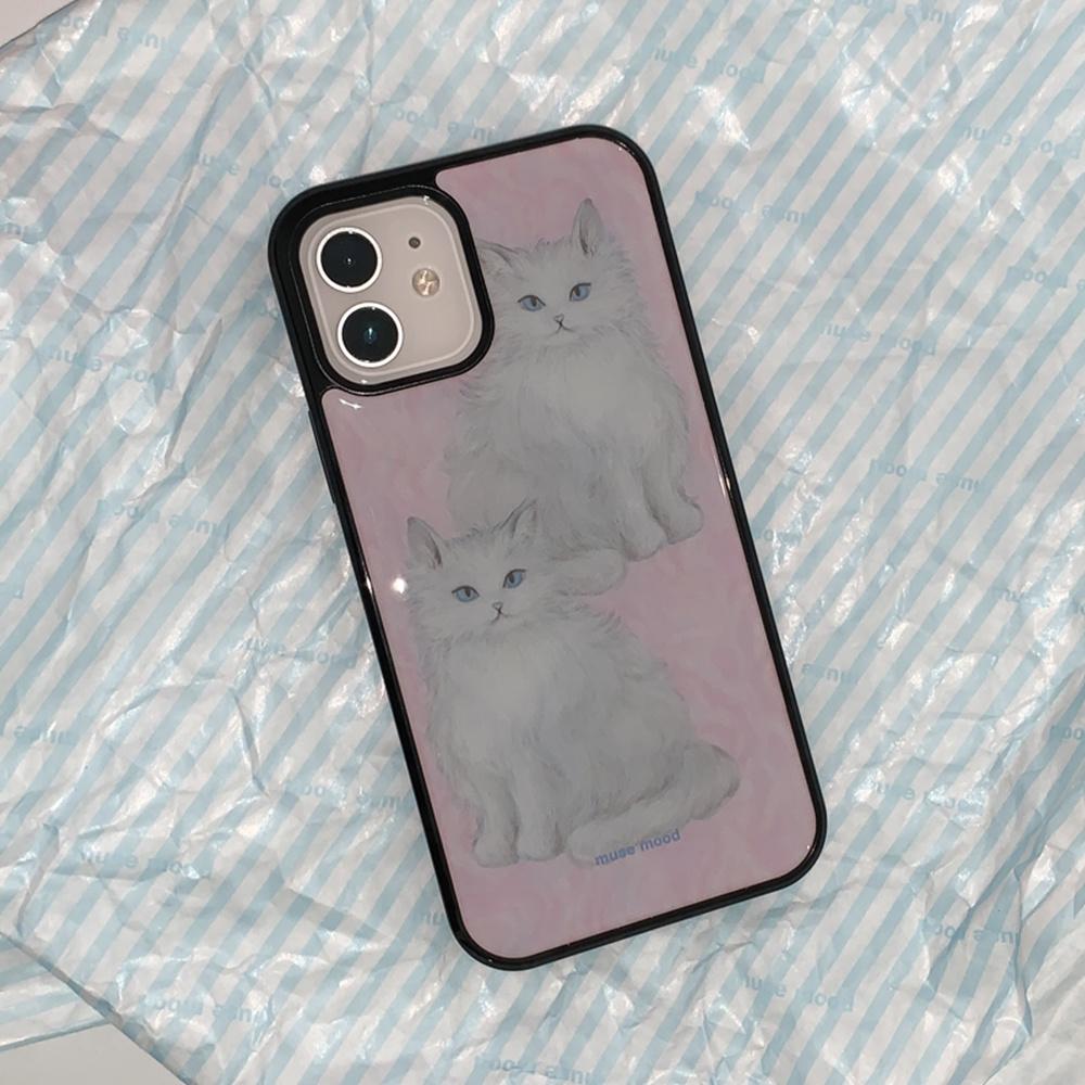 [뮤즈무드] blue eyes cat (epoxy) 아이폰케이스