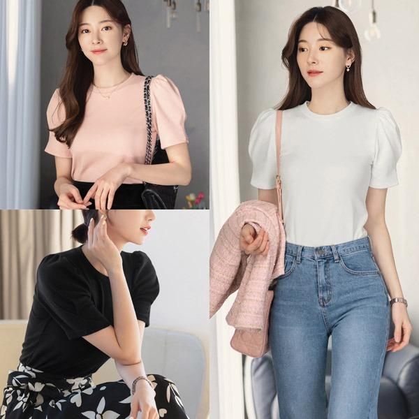 웰라인 퍼프 티셔츠[단독특가]