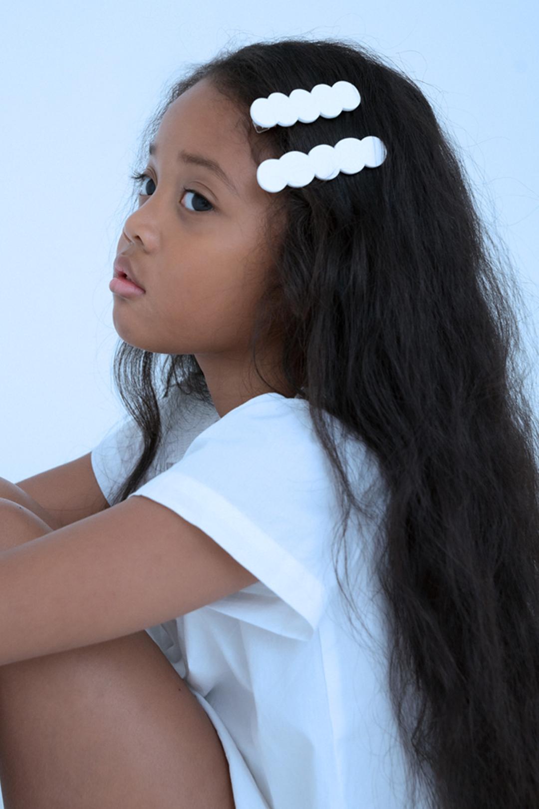 scallop hair clip