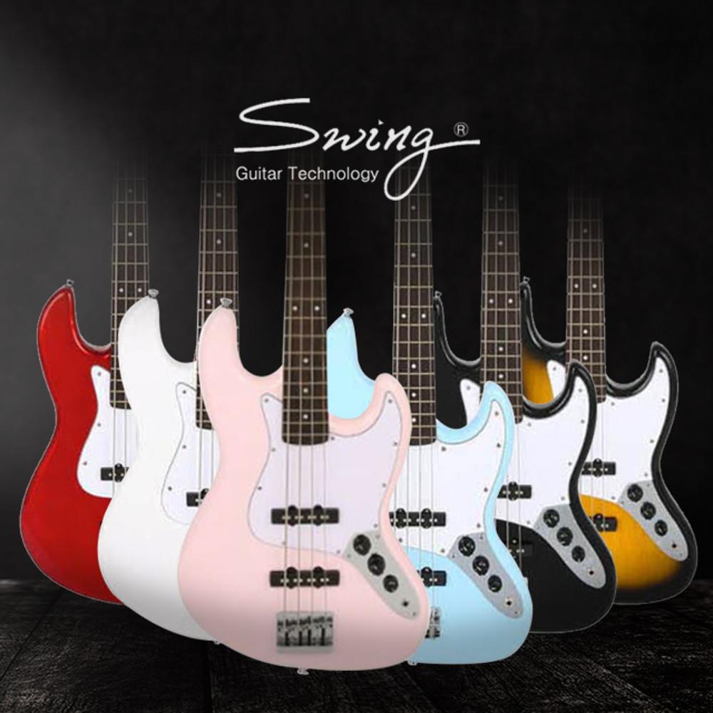 스윙 일렉 베이스기타 JAZZ KING 재즈킹 / 입문 연습용 고급풀구성세트