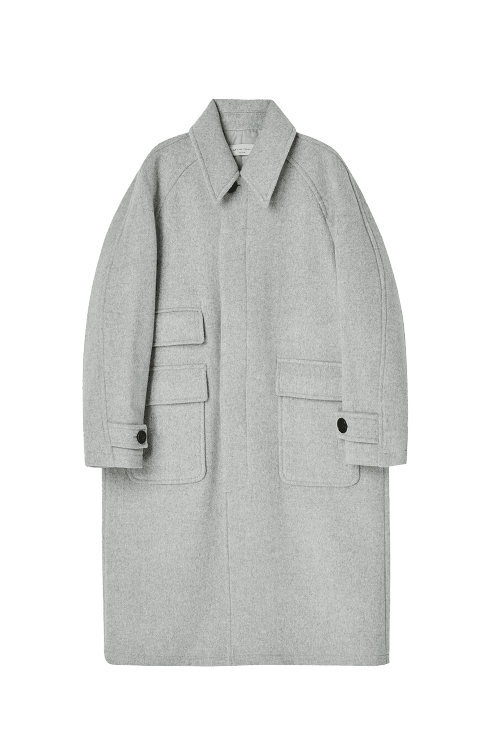 투어리스트 캐시미어 발마칸 코트 그레이