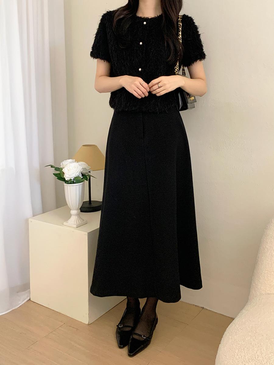 [바로배송] 마레 울 플레어 스커트