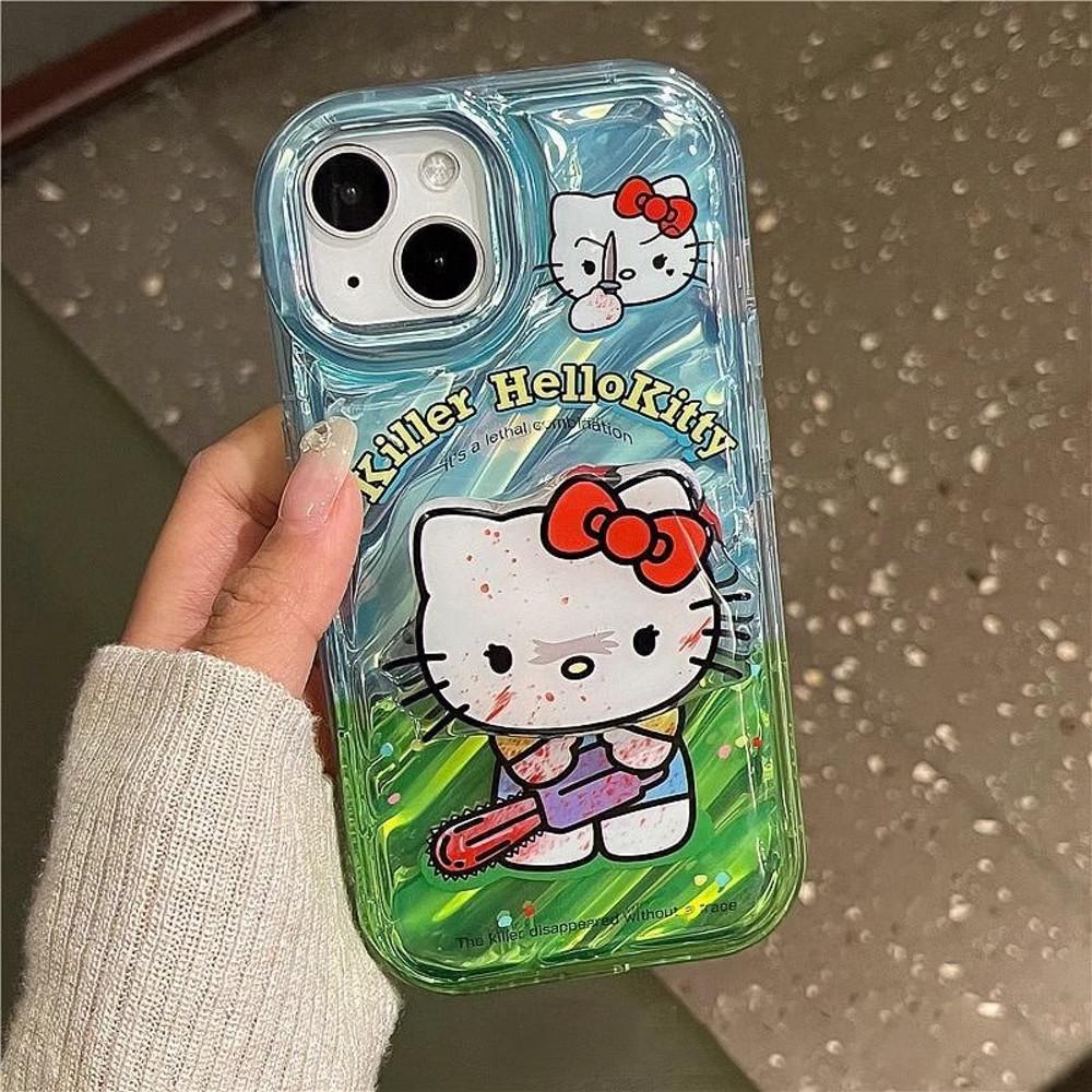 킬러 키티 폰케이스 아이폰 14 13 12 프로 맥스 헬로키티 y2k