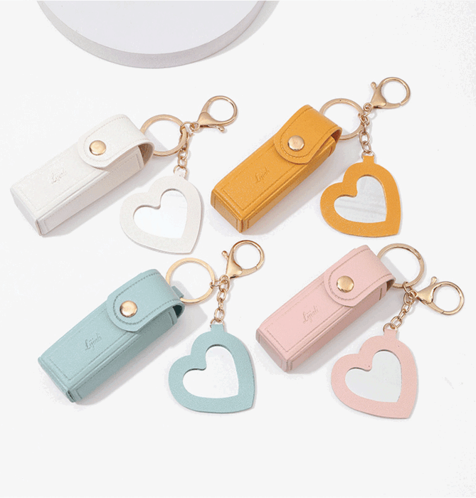 [인기상품] 립밤 틴트 분실방지 하트 키링