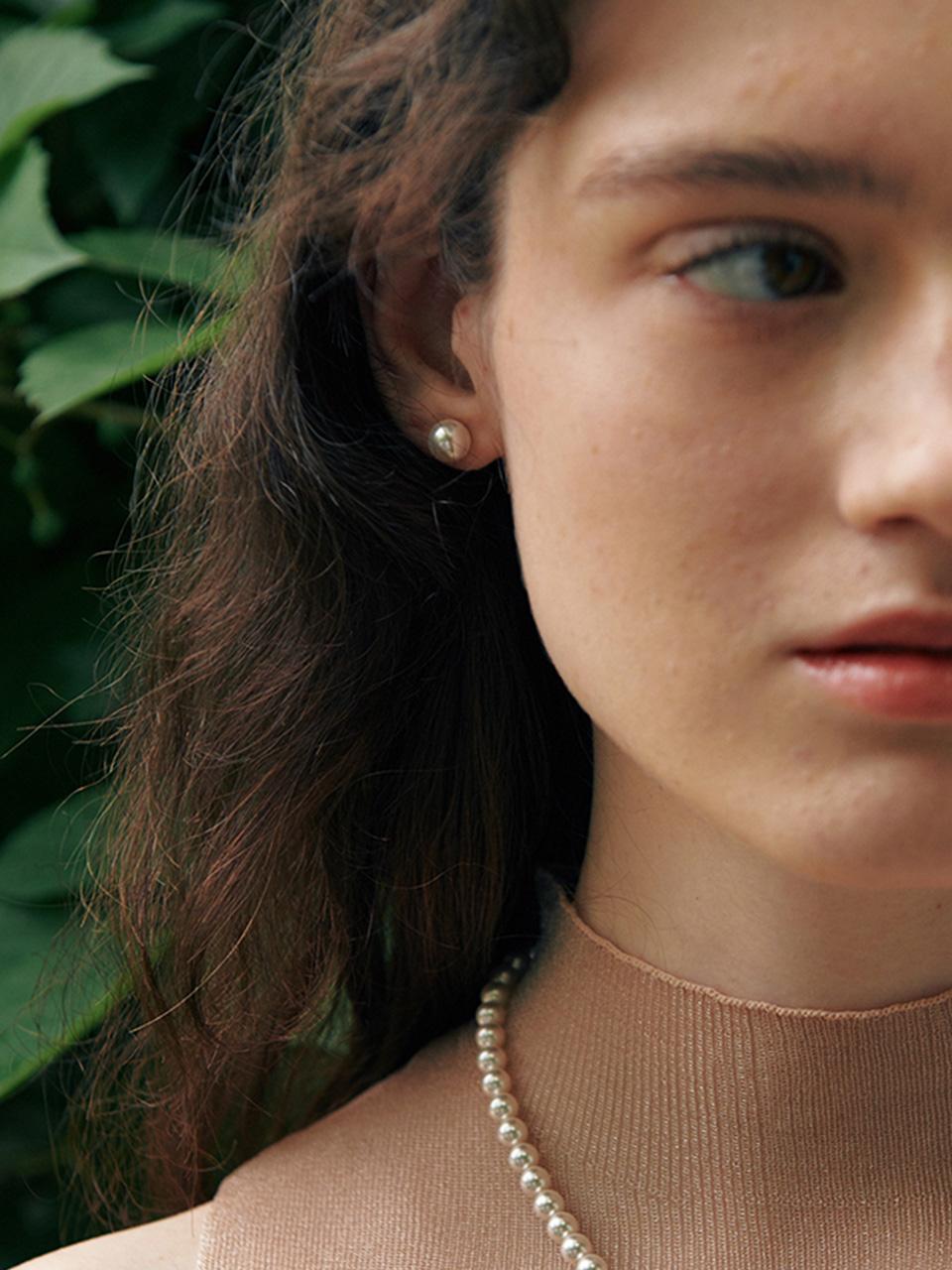 [당일출고][15차 리오더][14k gold] Deux.k.09 / haute pearl earring (8mm)