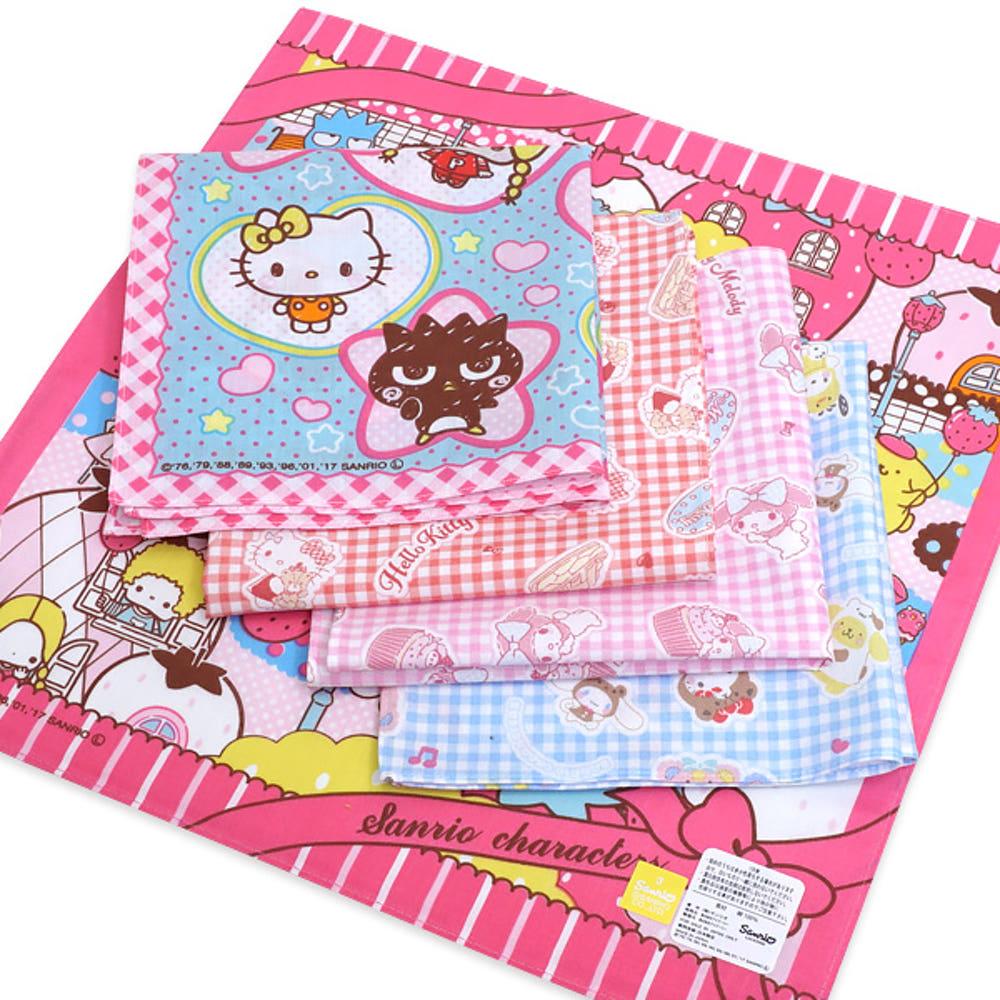키티 손수건 올스타 놀이동산 마이멜로디 스누피 산리오 디즈니 손수건