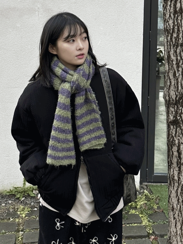 키치 캔디스트라이프 머플러