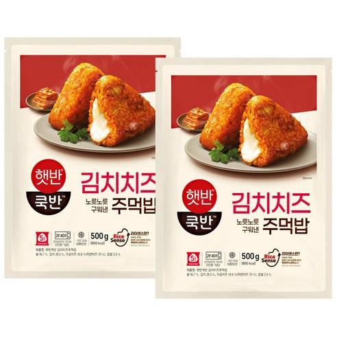 비비고 구워낸주먹밥김치치즈볶음밥500gx2개, 500g, 2개 - 즉석볶음밥 | 쿠팡